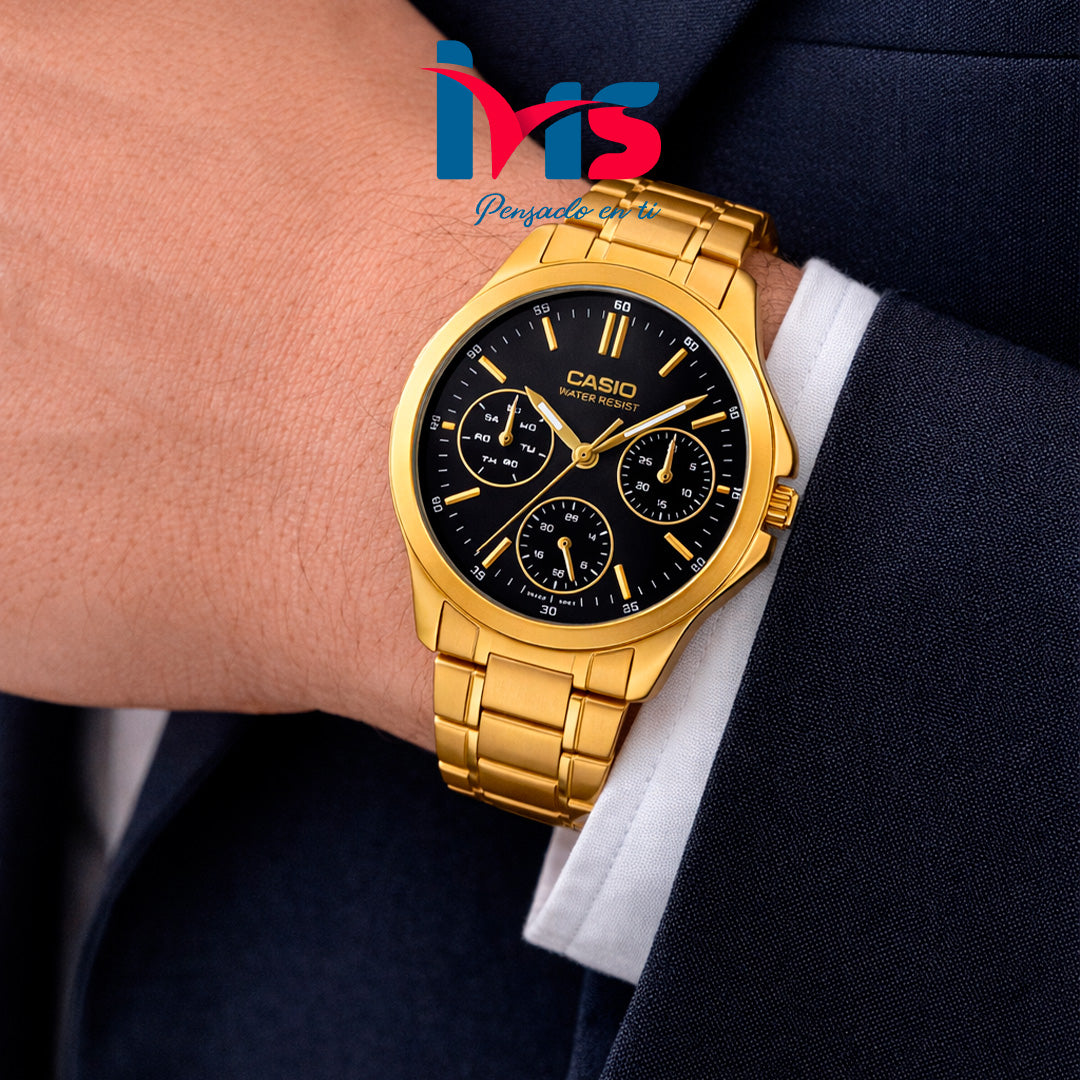 ⌚ Reloj Casio MTP-V300G-1A Dorado Multifunción