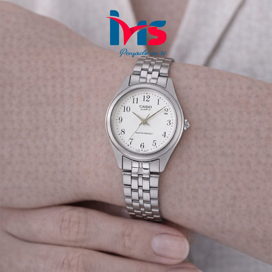 ⌚ Reloj Casio LTP-1129A-7B Mujer – Clásico Elegante de Acero