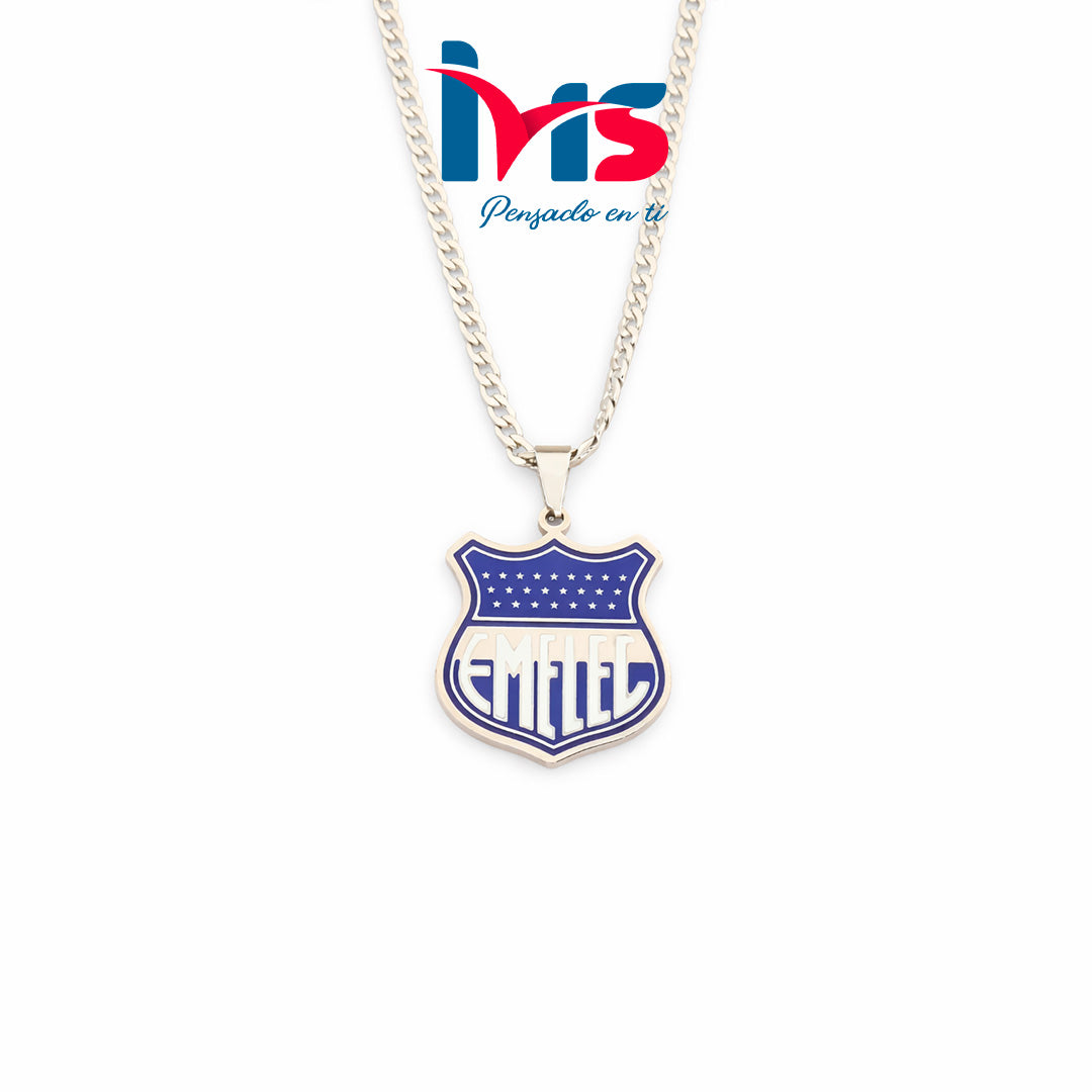 Collar Escudo EMELEC – Acero Inoxidable 304 - Mediana