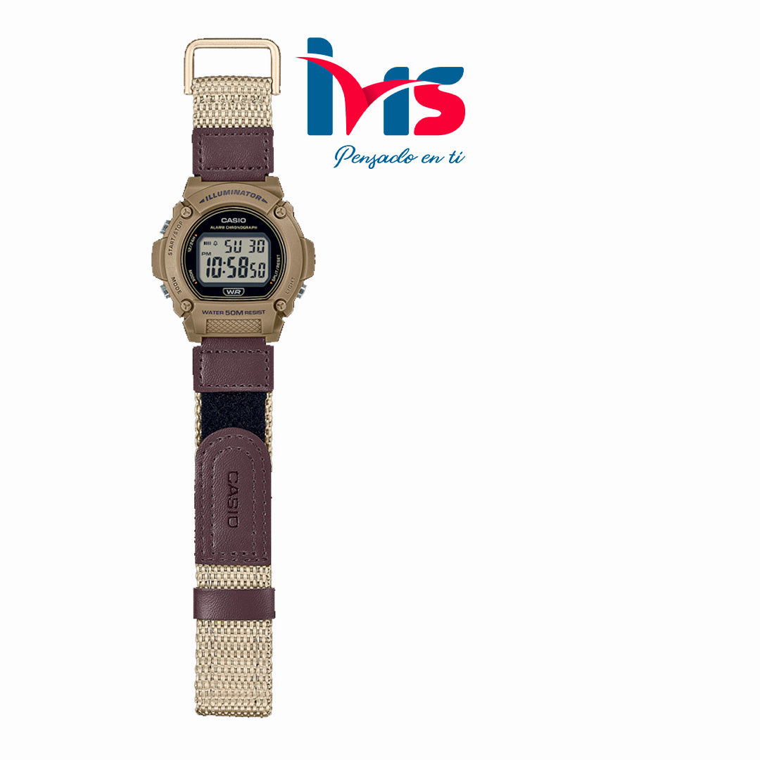 ⌚ Reloj Original CASIO W-219HB-5AV para Hombre