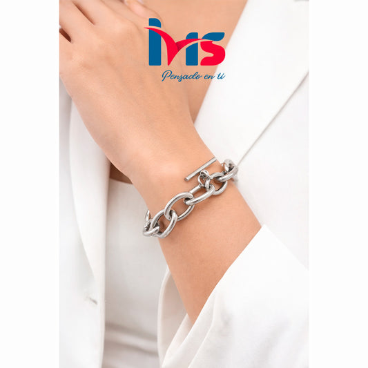 Pulsera de Cadena Gruesa en Acero Inoxidable 304 – Estilo Moderno