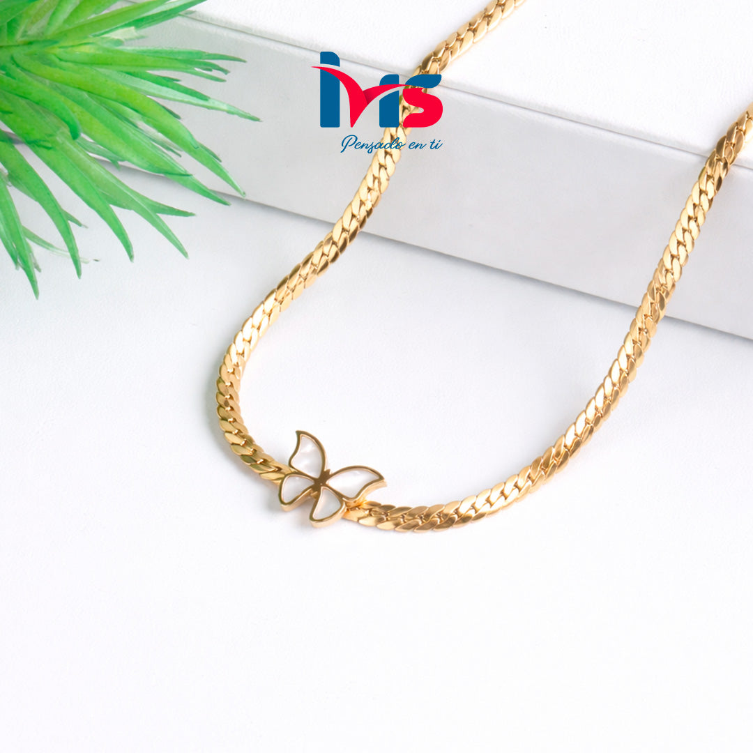 ✨ Collar Mariposa Elegante – Acero Quirúrgico 316L Waterproof✨
