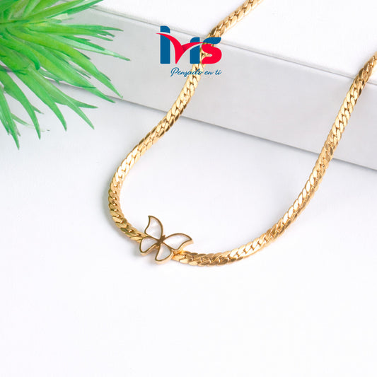 ✨ Collar Mariposa Elegante – Acero Quirúrgico 316L Waterproof✨