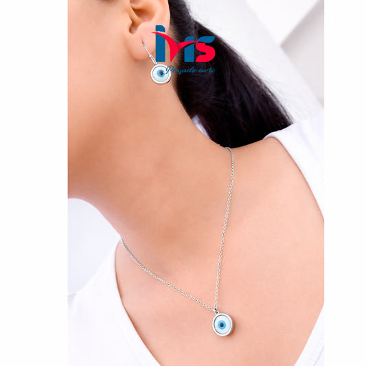 🧿 Collar Ojo Turco en Acero Quirúrgico 316L Waterproof