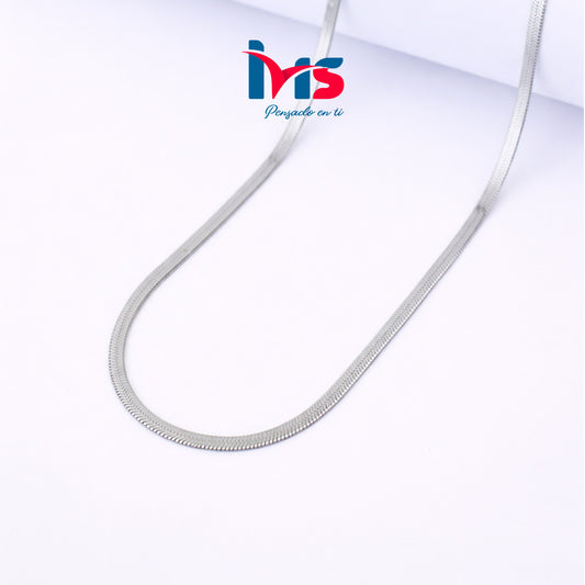 ✨ Cadena Tipo Snake (Espiga) en Acero Quirúrgico 316L. Waterproof