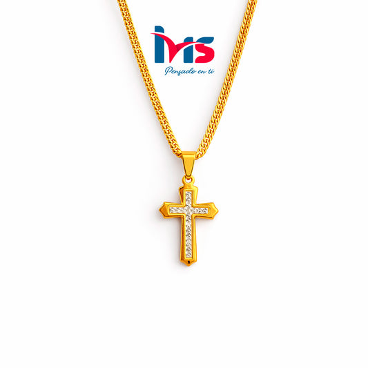 ✨ Collar Cruz en Acero Inoxidable 304. ✨