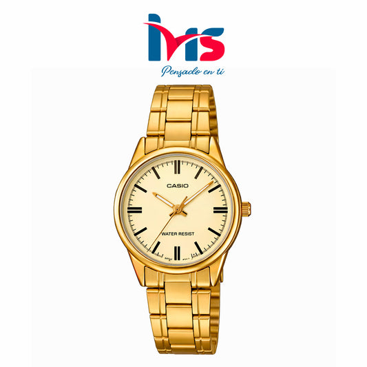 ⌚ Reloj Casio LTP-V005G-9A – Dorado - Mujer.