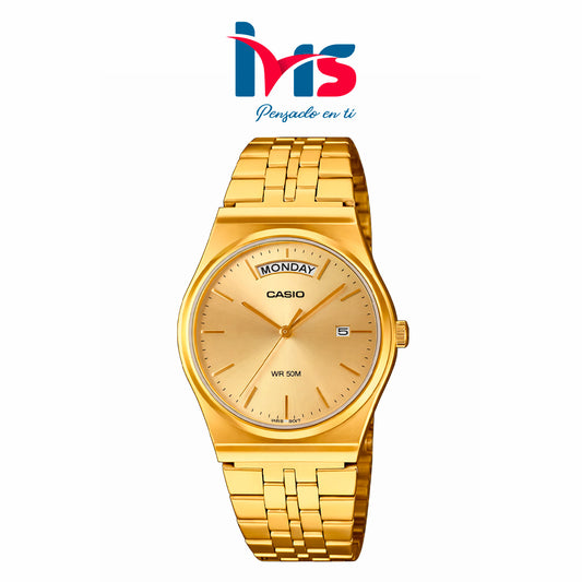 ⌚ Reloj Casio Retro Dorado – Estilo Clásico Años 80.