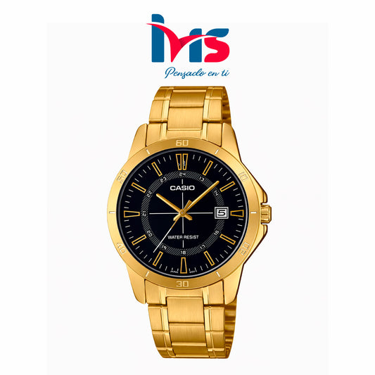 ⌚ Reloj Casio Dorado Analógico – Elegancia Clásica - hombre.
