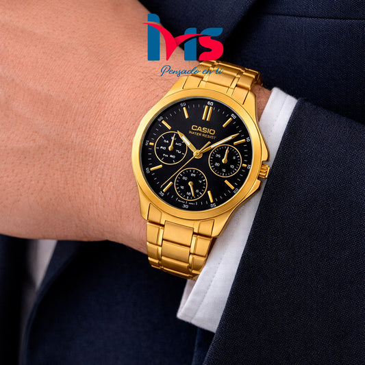 ⌚ Reloj Casio MTP-V300G-1A Dorado Multifunción