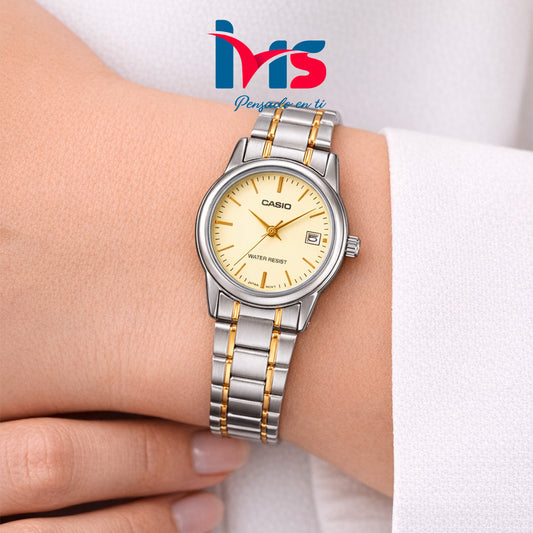 ⌚ Reloj Casio Original LTP-V002SG-9AUDF para Mujer