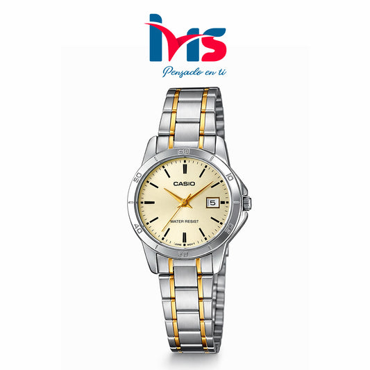 ⌚ Reloj Casio Original LTP-V004SG-9A para Mujer