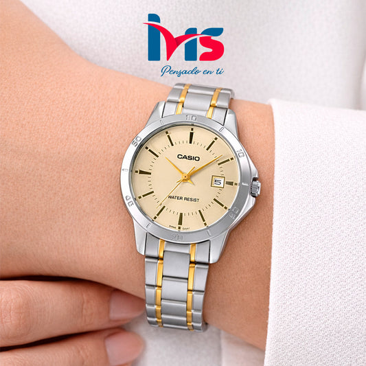 ⌚ Reloj Casio Original LTP-V004SG-9A para Mujer