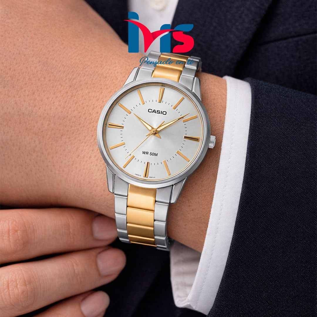 ⌚ Reloj Casio Original MTP-1303SG-7AV para Hombre