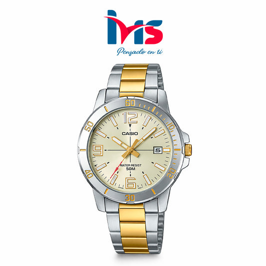 ⌚ Reloj Casio Original MTP-VD01SG-9BV para Hombre