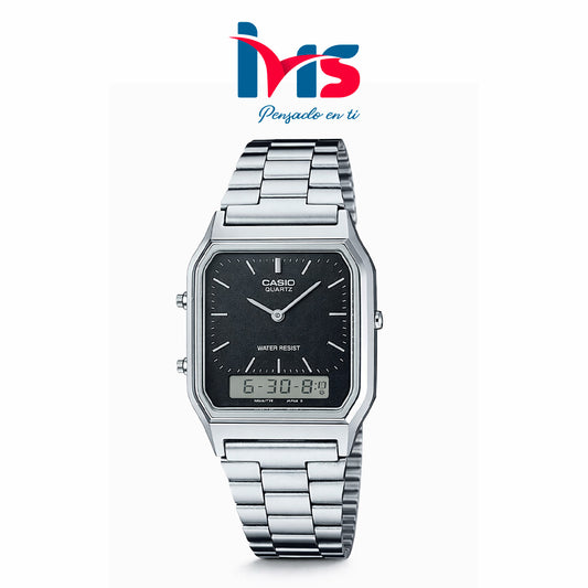 ⌚ Reloj Casio AQ-230A-1 Vintage Unisex | Analógico + Digital