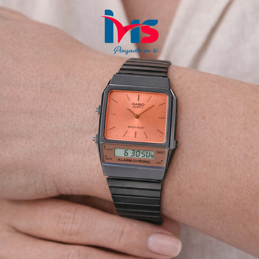 ⌚ Reloj Casio AQ-800ECGG-4A Unisex | Analógico & Digital Vintage