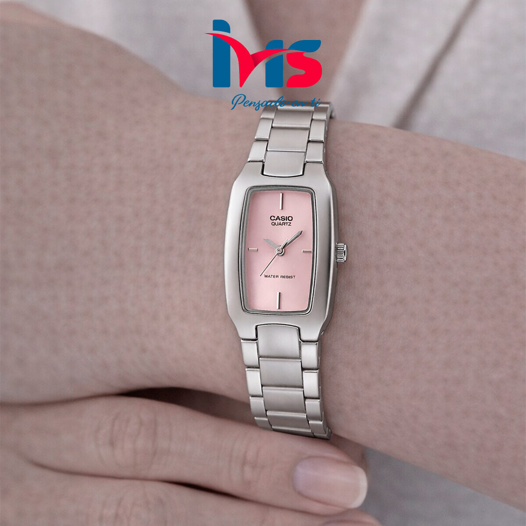 ⌚ Reloj Casio LTP-1165A-4C Mujer | Elegante Acero Inoxidable
