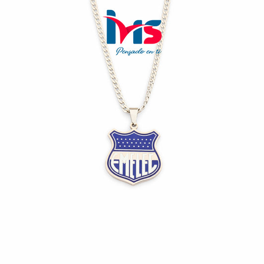 Collar Escudo EMELEC – Acero Inoxidable 304 - Mediana