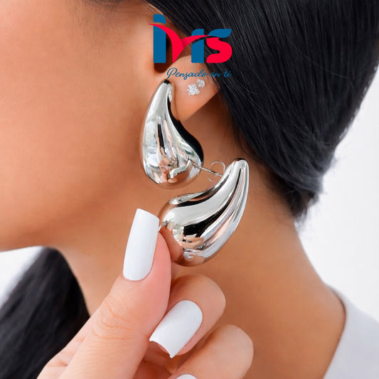 ✨ Aretes Gota Moderno y Elegante en Acero Quirúrgico 316L Waterproof.