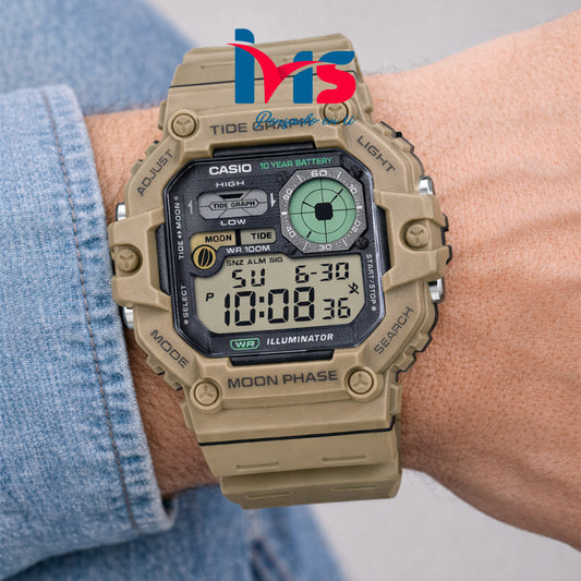 ⌚ Reloj Original CASIO WS-1700H-5AV para Hombre