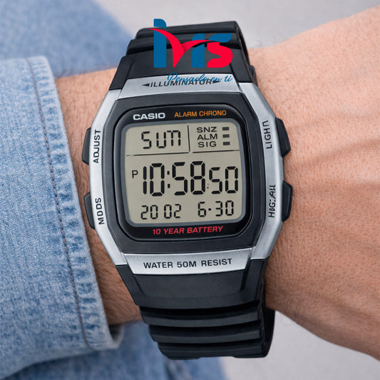 ⌚ Reloj Original CASIO W-96H-1AV para Hombre