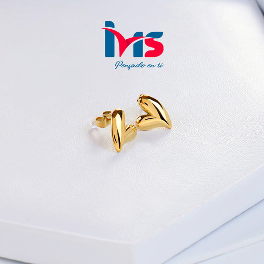 Aretes Dorados – Acero Quirúrgico 316L Waterproof.