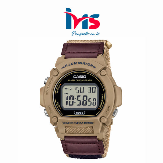 ⌚ Reloj Original CASIO W-219HB-5AV para Hombre