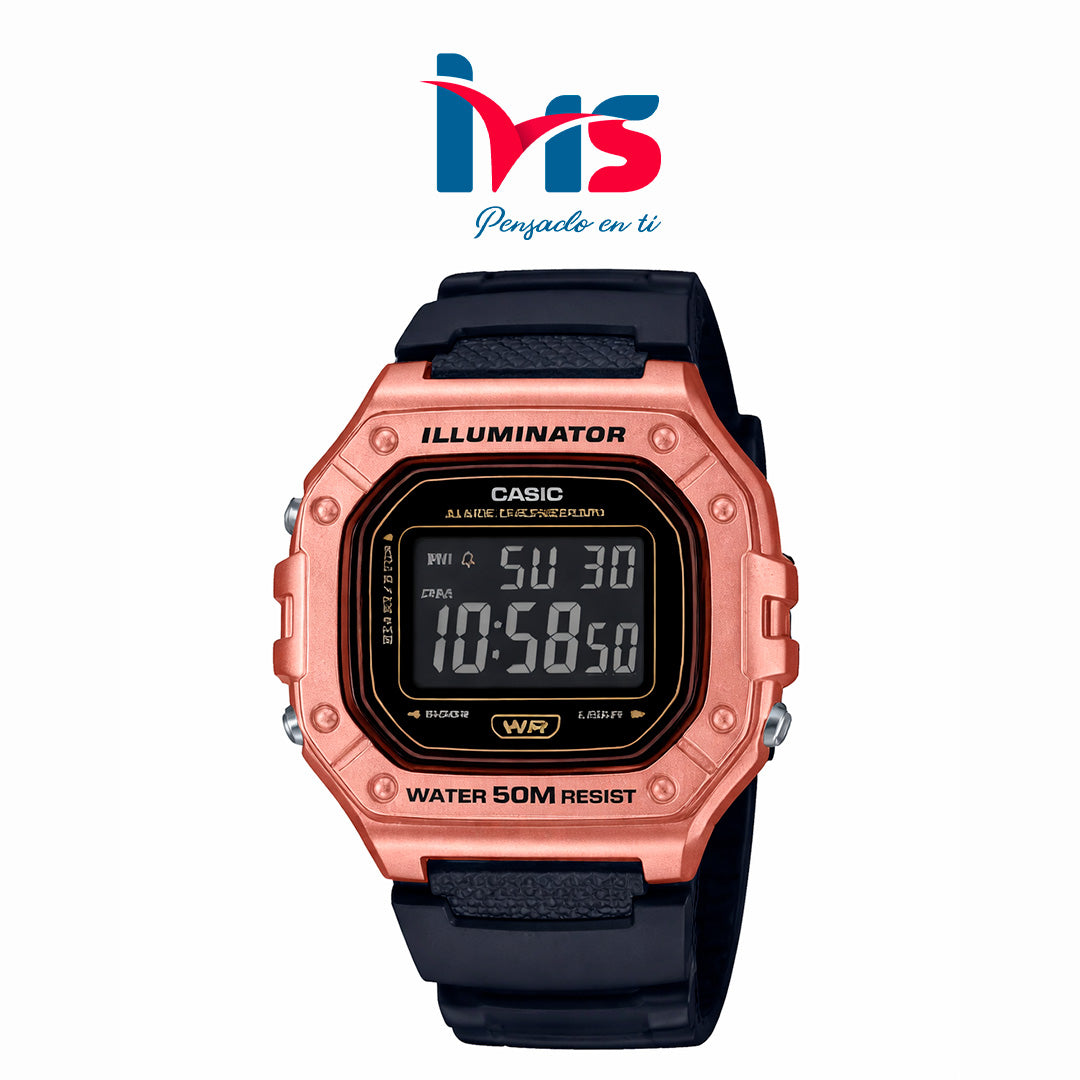 ⌚ Reloj Original CASIO W-218HM-5BV para Hombre