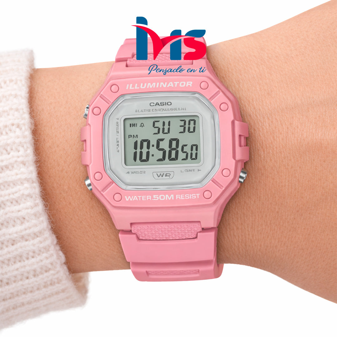 ⌚ Reloj CASIO W-218HC-4AV para Mujer