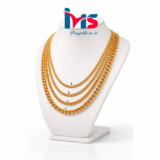 ✨ Collar Multicadena de Acero Inoxidable 304 – Diseño Elegante y Atemporal - Unisex