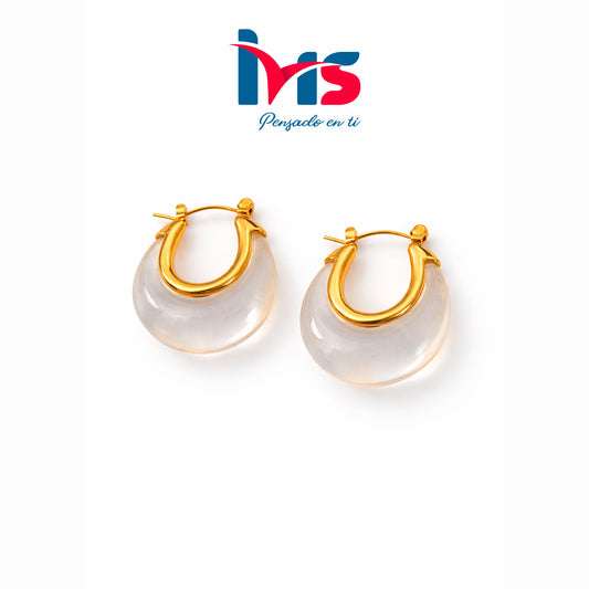 ✨ Aretes Elegantes de Acero Quirúrgico 316L Waterproof – Diseño Moderno y Sofisticado