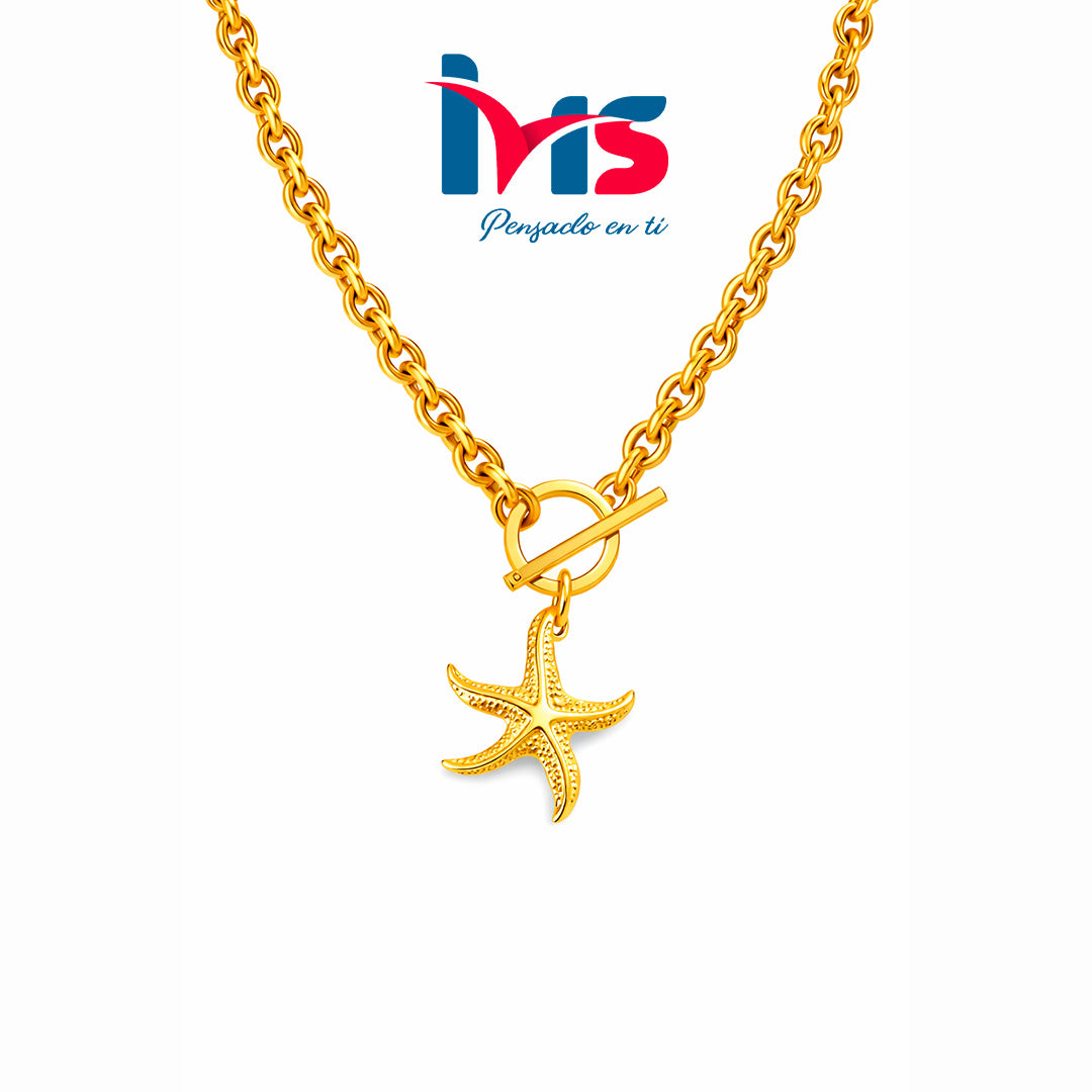 ✨ Collar Estrella de Mar en Acero Quirúrgico 316L