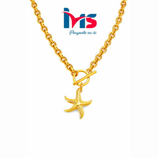 ✨ Collar Estrella de Mar en Acero Quirúrgico 316L