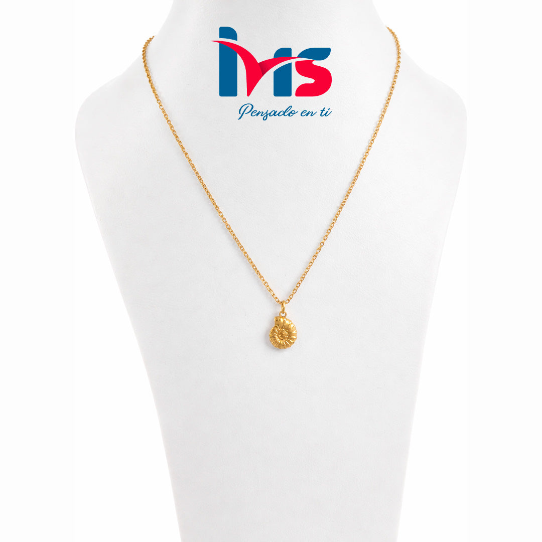 🌞 Collar Sol en Acero Inoxidable 304 Dorado