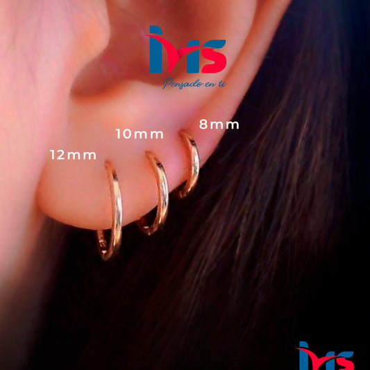 Argollitas de Titanio Quirúrgico – Diseño Minimalista Multicolor