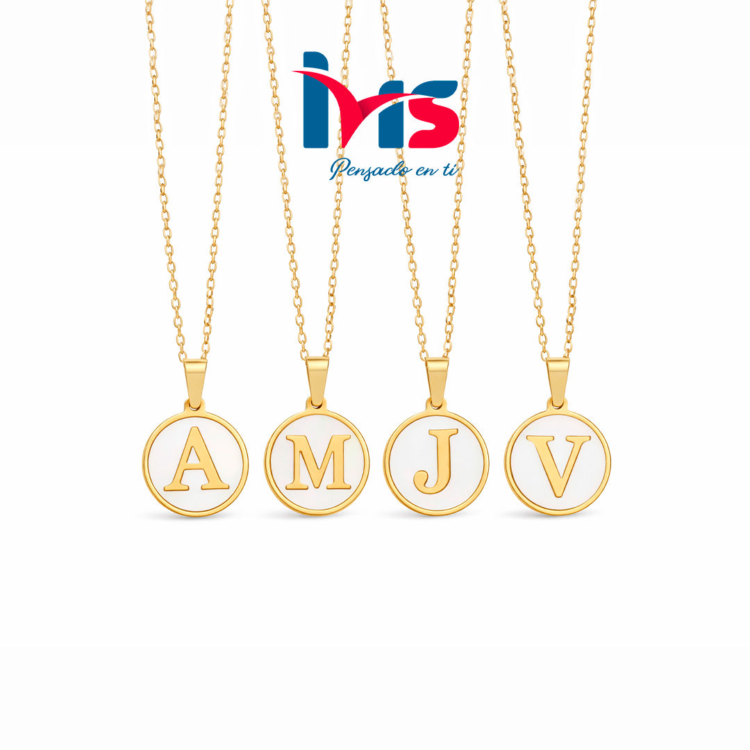 ✨ Collares Personalizados con Inicial – Acero Inoxidable 304 ✨