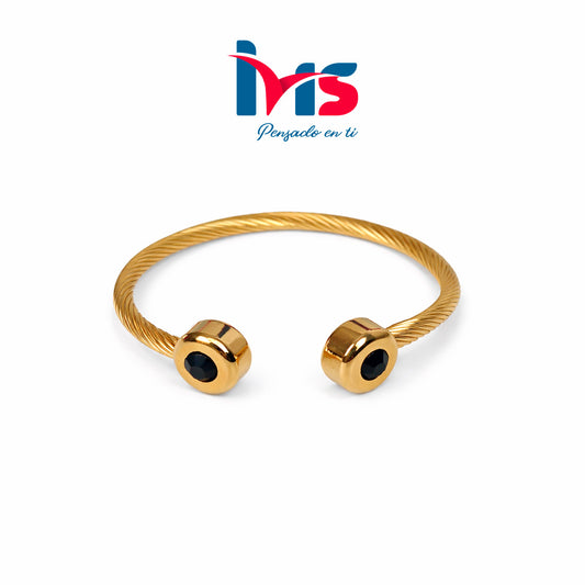 🧲 Pulsera Magnética de Acero Inoxidable – Diseño Elegante Unisex