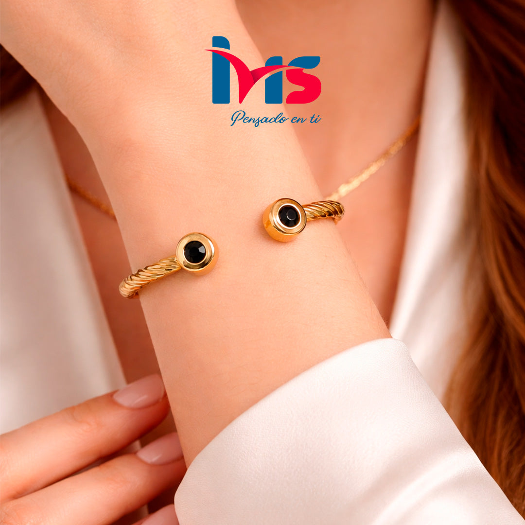 🧲 Pulsera Magnética de Acero Inoxidable 304 – Diseño Elegante Unisex