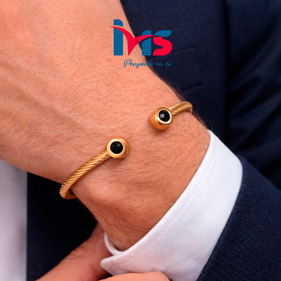 🧲 Pulsera Magnética de Acero Inoxidable 304 – Diseño Elegante Unisex